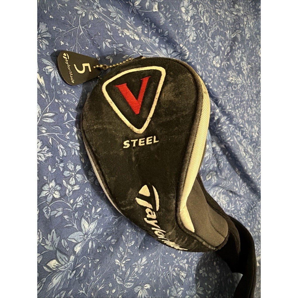 Taylormade Steel V Head Cover Headcover V With Tassle Tag